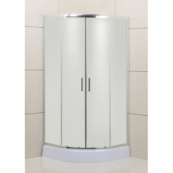 Душевое ограждение BelBagno 100x100 см UNO-195-R-2-100-P-Cr, хром/матовое - фото 