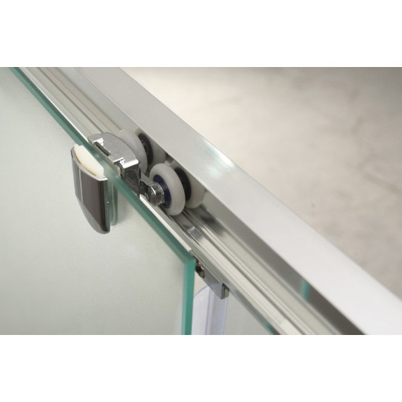 Душевая дверь BelBagno 100 см UNO-BF-1-100-P-Cr, хром/текстурное - фото 2