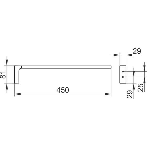 Полотенцедержатель Keuco Edition 11 45 см 11120010000 - фото 3