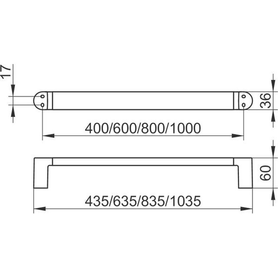 Полотенцедержатель Keuco Elegance 40 см 11601010400 - фото 2
