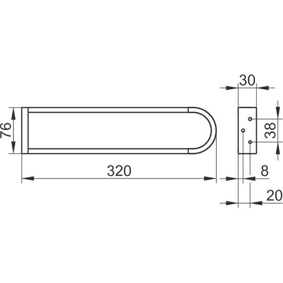 Полотенцедержатель Keuco Edition 300 30019010000 - фото 2