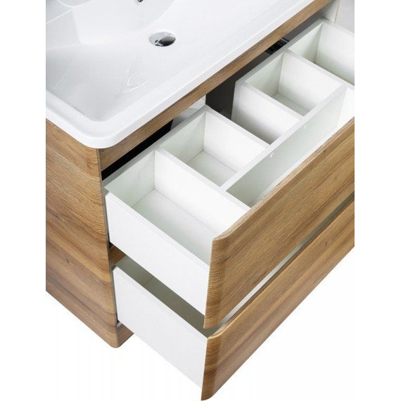 Тумба напольная с раковиной BelBagno ALBANO-1000-2C-PIA-RR 100 см, Rovere Rustico, Цвет фасада: Rovere Rustico - фото 5