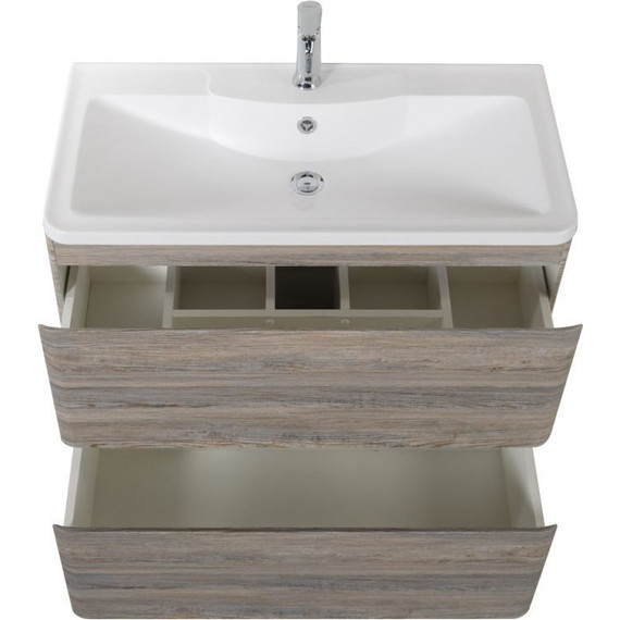 Тумба напольная с раковиной BelBagno ALBANO-800-2C-PIA-PS 80 см, Pino Scania, Цвет фасада: Pino Scania - фото 2