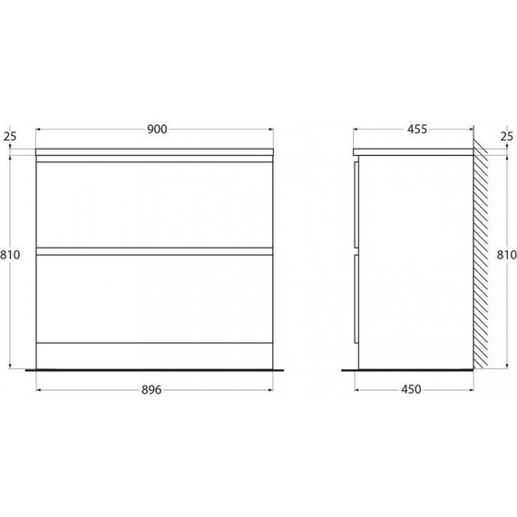 Тумба напольная с раковиной BelBagno ALBANO-900-2C-PIA-PS 90 см, Pino Scania, Цвет фасада: Pino Scania - фото 9