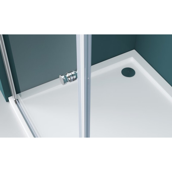 Душевое ограждение BelBagno 90x90 см ETNA-A-1-90-C-Cr, хром/прозрачное - фото 4