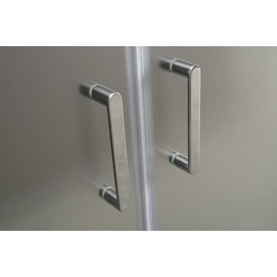 Душевая дверь BelBagno 150-180 см UNIQUE-BF-2-150/180-M-Cr, хром/матовое - фото, картинка 4 Душевая дверь BelBagno 150-180 см UNIQUE-BF-2-150/180-M-Cr, хром/матовое - фото 4