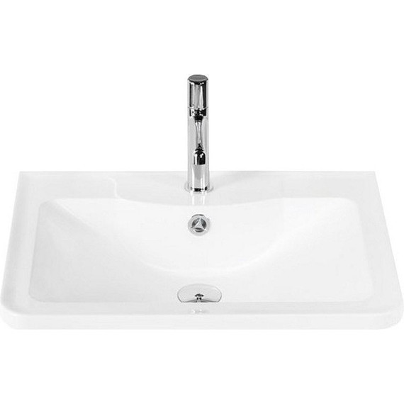 Тумба подвесная с раковиной BelBagno ALBANO-600-2C-SO-RR 60 см, Rovere Rustico, Цвет фасада: Rovere Rustico - фото 3