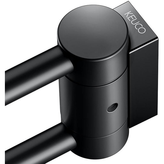 Держатель для полотенца Keuco Plan 30 см 14919370000, цвет чёрный матовый - фото 9