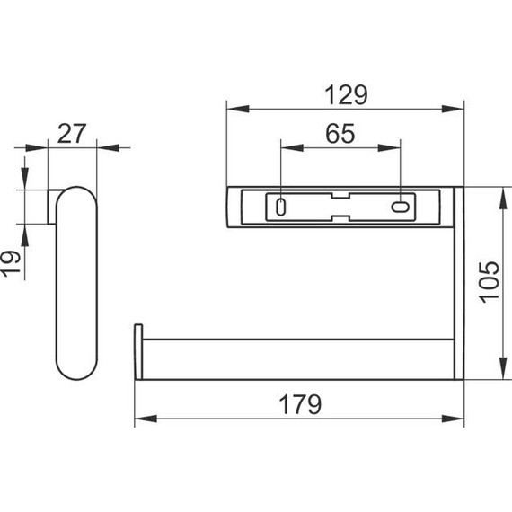 Полотенцедержатель Keuco Plan 14922010000 - фото 2