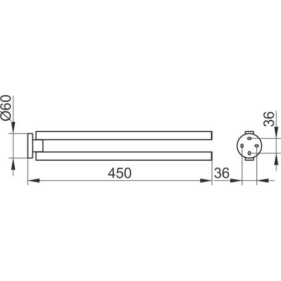 Держатель для полотенца Keuco Edition 90 19018010000 - фото 6