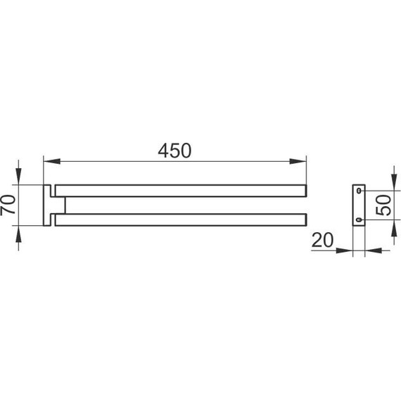 Держатель для полотенца Keuco Edition 90 19118010000 - фото 9