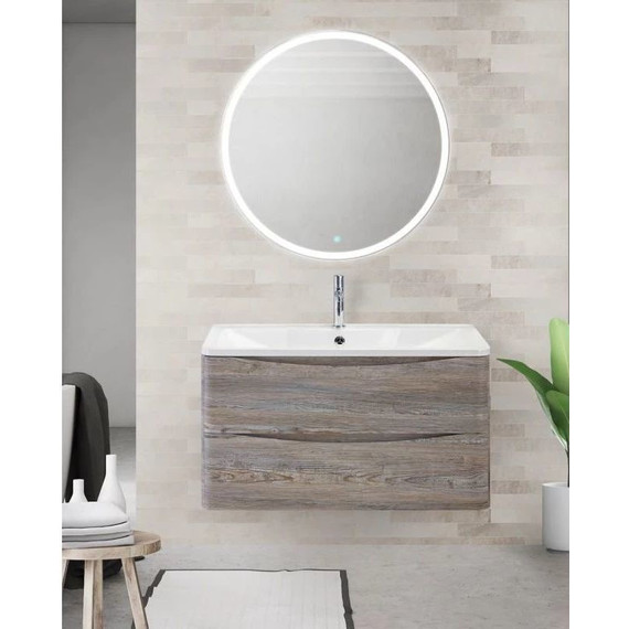 Тумба подвесная с раковиной BelBagno ACQUA-1200-2C-SO-PS 120 см, Pino Scania, Цвет фасада: Pino Scania - фото 2