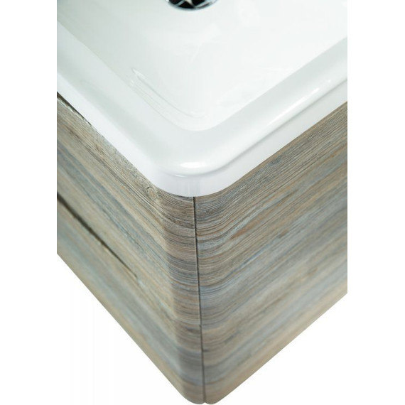 Тумба подвесная с раковиной BelBagno ACQUA-600-2C-SO-PS 60 см, Pino Scania, Цвет фасада: Pino Scania - фото 5