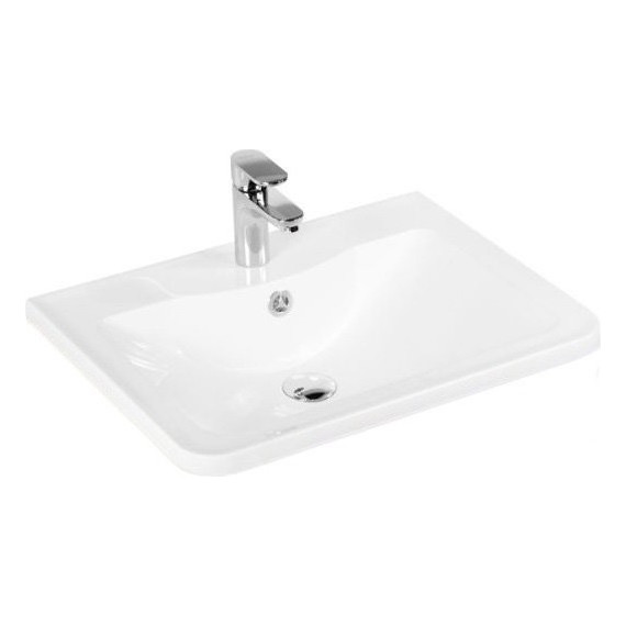 Тумба подвесная с раковиной BelBagno ACQUA-600-2C-SO-RR 60 см, Rovere Rustico, Цвет фасада: тёмное дерево - фото 4