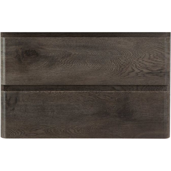 Тумба подвесная с раковиной BelBagno ALBANO-CER-800-2C-SO-RNG 80 см, Rovere Nature Grigio, Цвет фасада: Robere Nature Grigio - фото 