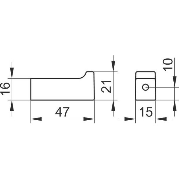 Крючок Keuco Edition 11 47 мм 11114010000 - фото 2