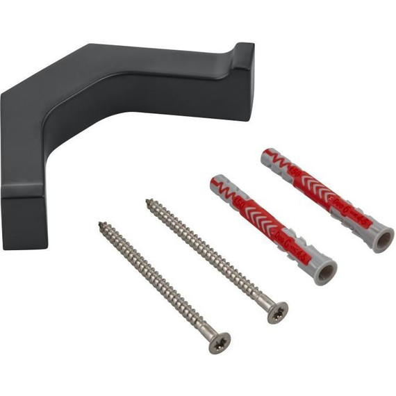 Двойной крючок Keuco Edition 11 11115130000, цвет хром чёрный - фото 3