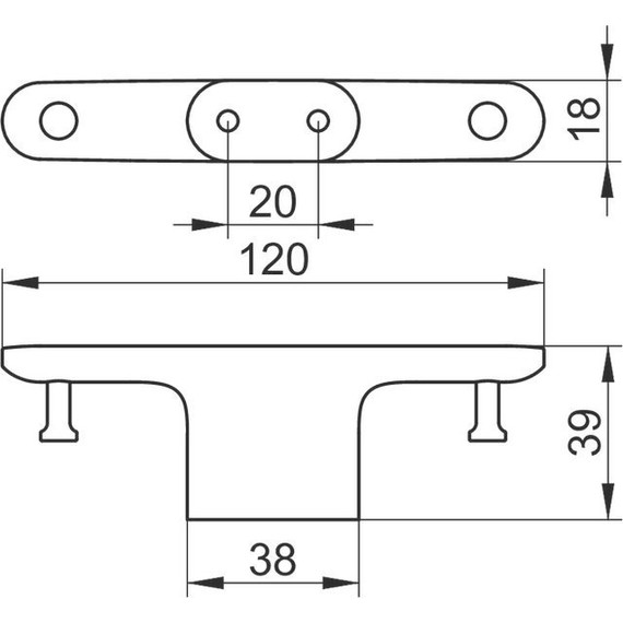 Двойной крючок Keuco Edition 400 11515010000 - фото 2