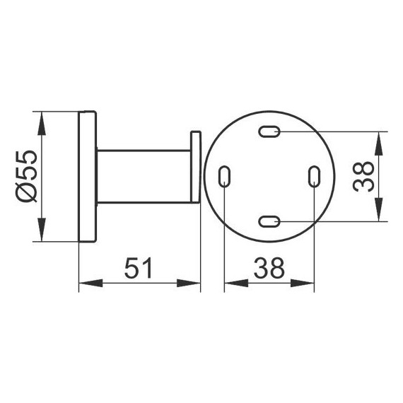 Крючок Keuco Plan 14914370000, цвет чёрный матовый - фото 11