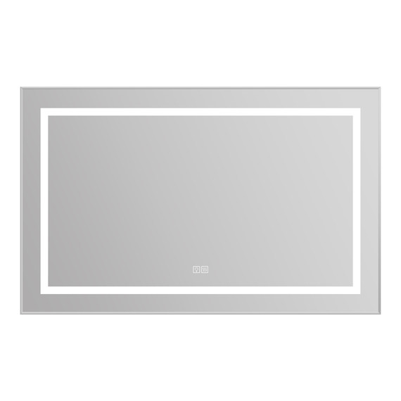 Зеркало BelBagno 108x68 см SPC-KRAFT-1085-685-TCH-WARM, белый - фото 