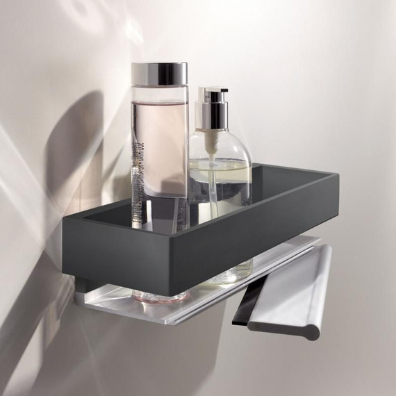 Полка Keuco Edition 11 11159130000, цвет хром чёрный - фото 3