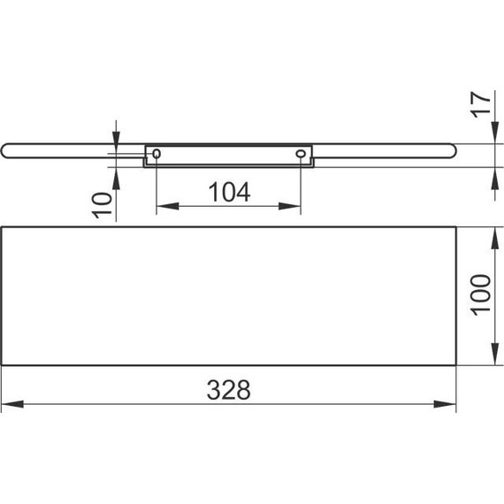 Полка Keuco Edition 400 11558170000, цвет серебристый - фото 4
