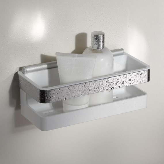 Полка Keuco Moll 12759010000, цвет хром/белый - фото 2