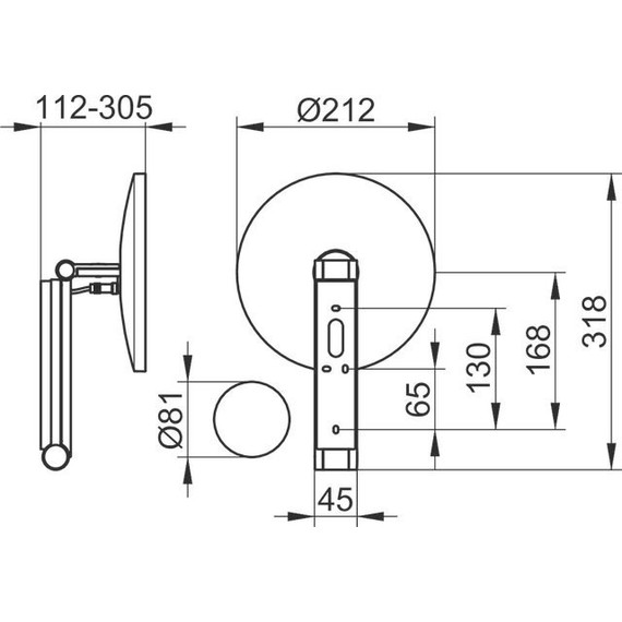 Зеркало косметическое настенное Keuco ILook_Move 17612019002 - фото 3