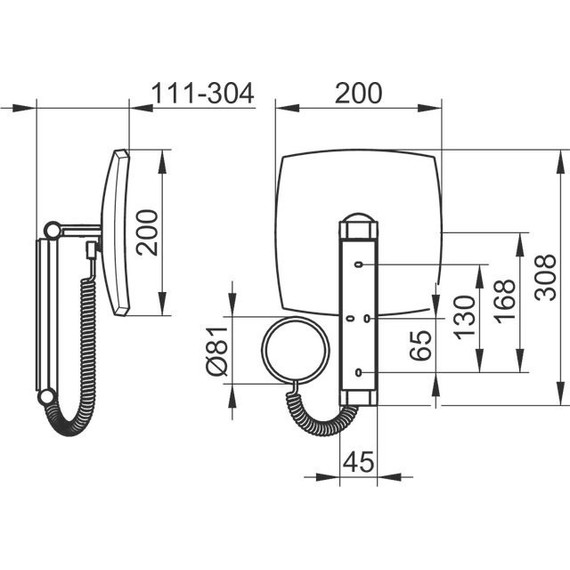Зеркало косметическое настенное Keuco ILook_Move 17613019000 - фото 5