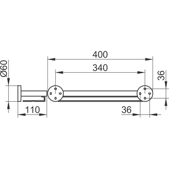 Полка Keuco Edition 90 40 см 19058010000 - фото 6