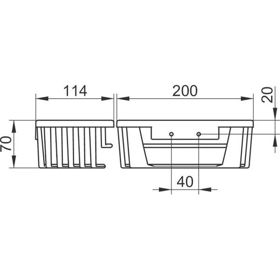 Полка Keuco Seifenkorbe 24942010100 - фото 3