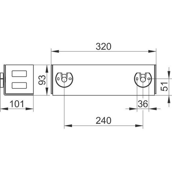 Полка Keuco Seifenkorbe 24954370000, цвет чёрный матовый - фото 13