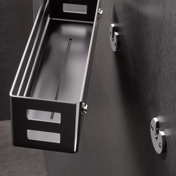 Полка Keuco Seifenkorbe 24954370000, цвет чёрный матовый - фото 6