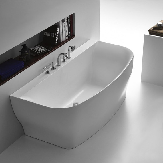 Ванна пристенная BelBagno BB74-1650-W0 165x78 см - фото 2
