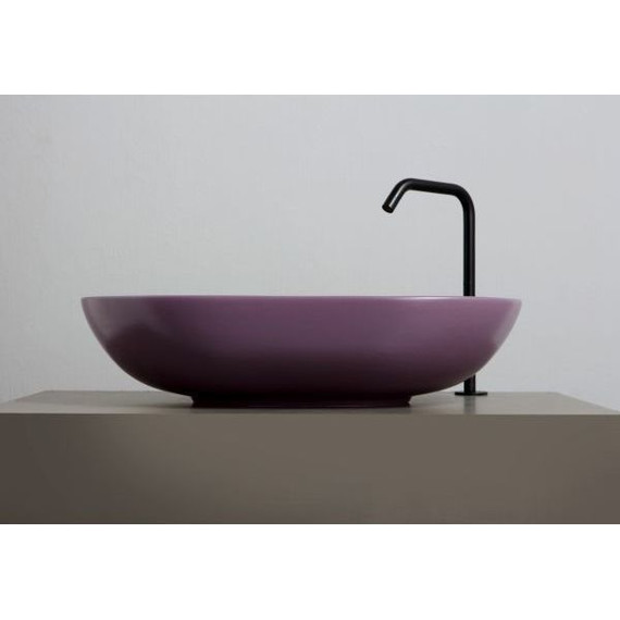 Раковина-чаша White Ceramic Balisong 60 см W0807PL, сливовый матовый - фото 3