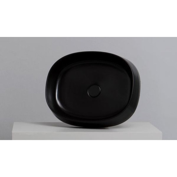 Раковина-чаша White Ceramic Jumper 50 см W071705, черный матовый - фото, картинка 2 Раковина-чаша White Ceramic Jumper 50 см W071705, черный матовый - фото 2