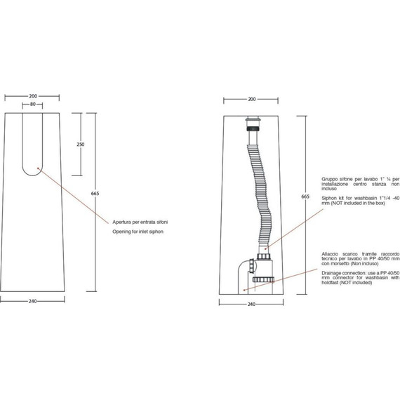 Пьедестал White Ceramic Was W100801 - фото 2