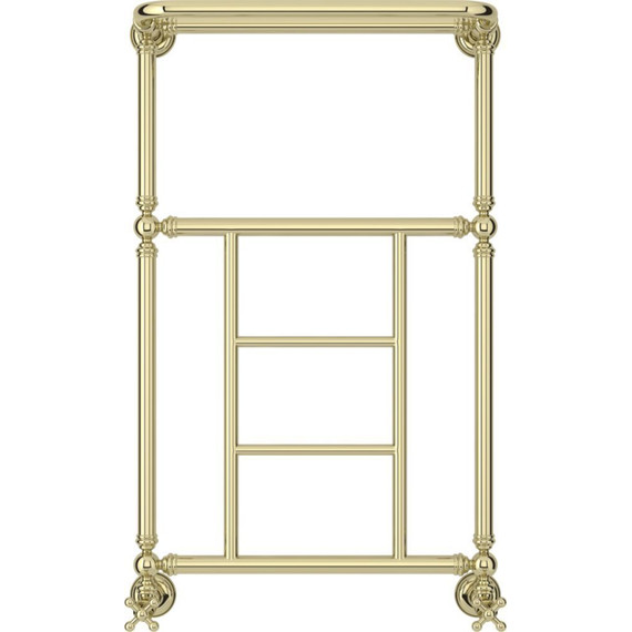 Полотенцесушитель водяной Сунержа Ренессанс 1452 с полкой П5 860х500 мм 020-0282-8650, шампань - фото 2