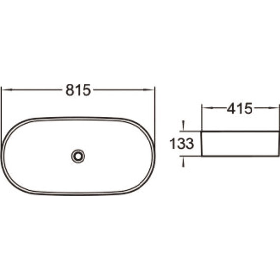 Раковина-чаша SantiLine 81 см SL-1079 - фото 2