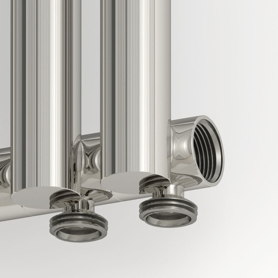 Радиатор Сунержа Эстет-1 225х1800 мм (5 секций) 00-0311-1805 нижнее правое подключение - фото 2