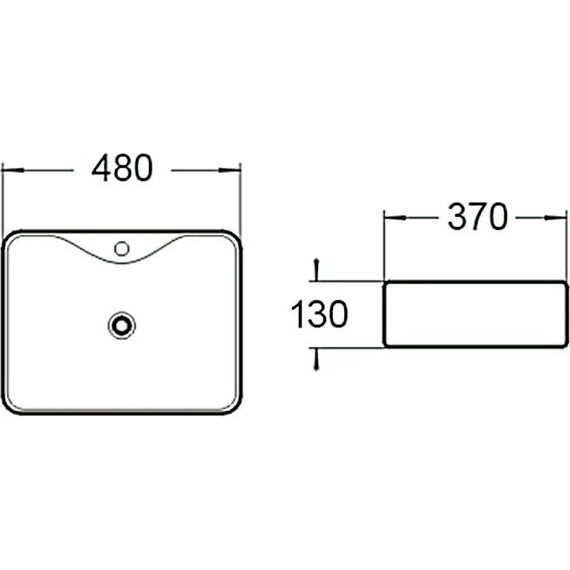 Раковина-чаша SantiLine 48 см SL-1011MB, черный матовый - фото, картинка 2 Раковина-чаша SantiLine 48 см SL-1011MB, черный матовый - фото 2