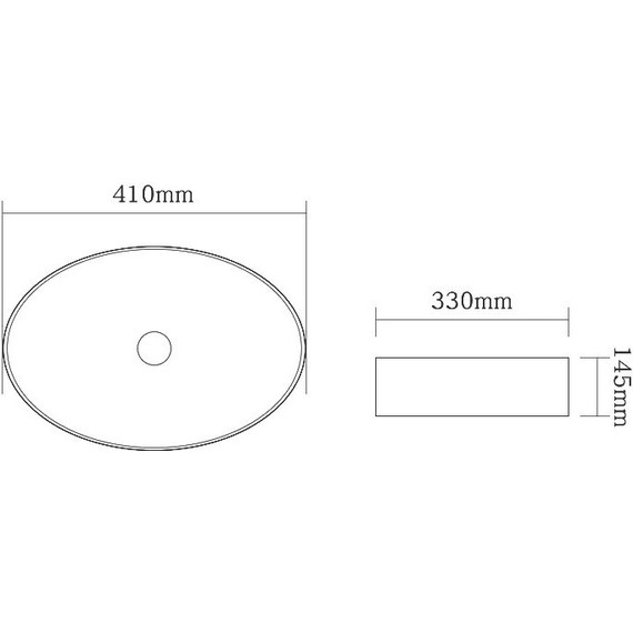 Раковина-чаша SantiLine 41 см SL-1016MB, черный матовый - фото 2