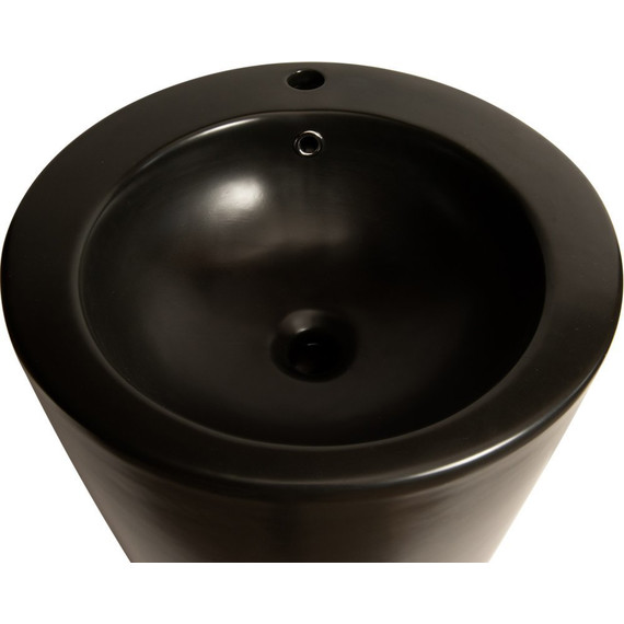Раковина напольная SantiLine 50 см SL-4004MB, черный матовый - фото, картинка 2 Раковина напольная SantiLine 50 см SL-4004MB, черный матовый - фото 2