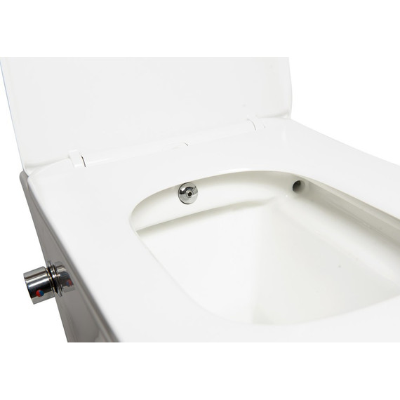 Унитаз-биде подвесной безободковый SantiLine SL-5004SM-BD с крышкой микролифт - фото, картинка 6 Унитаз-биде подвесной безободковый SantiLine SL-5004SM-BD с крышкой микролифт - фото 6