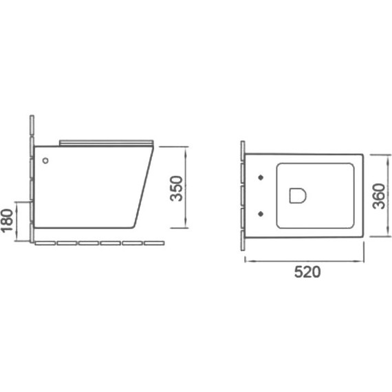 Унитаз подвесной безободковый SantiLine SL-5007MR с крышкой микролифт, красный матовый, Цвет производителя: красный - фото, картинка 3 Унитаз подвесной безободковый SantiLine SL-5007MR с крышкой микролифт, красный матовый, Цвет производителя: красный - фото 3