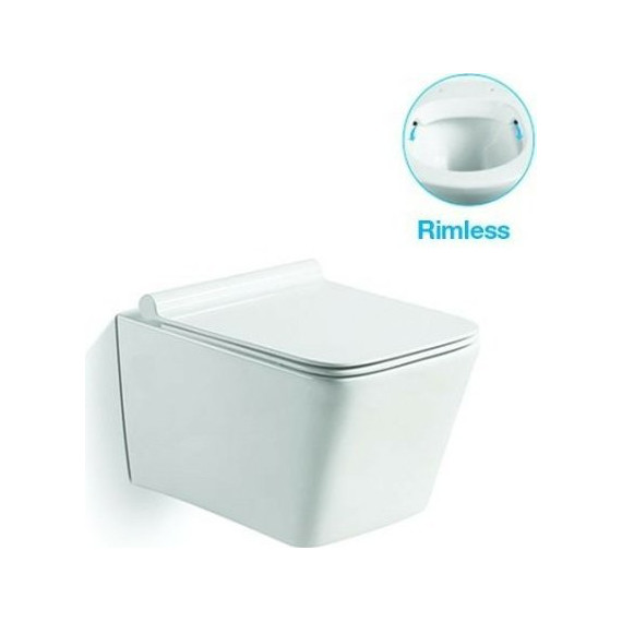 Инсталляция с подвесным безободковым унитазом SantiLine SL-5007+SL-01 - фото, картинка 2 Инсталляция с подвесным безободковым унитазом SantiLine SL-5007+SL-01 - фото 2