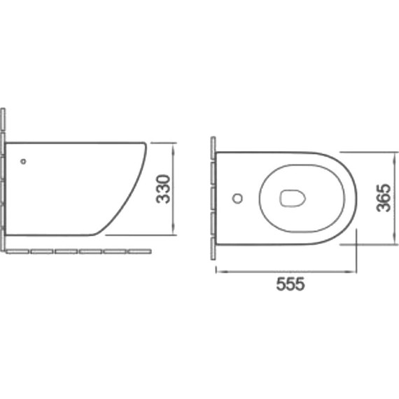 Биде подвесное SantiLine SL-5058MB, черный матовый - фото, картинка 2 Биде подвесное SantiLine SL-5058MB, черный матовый - фото 2