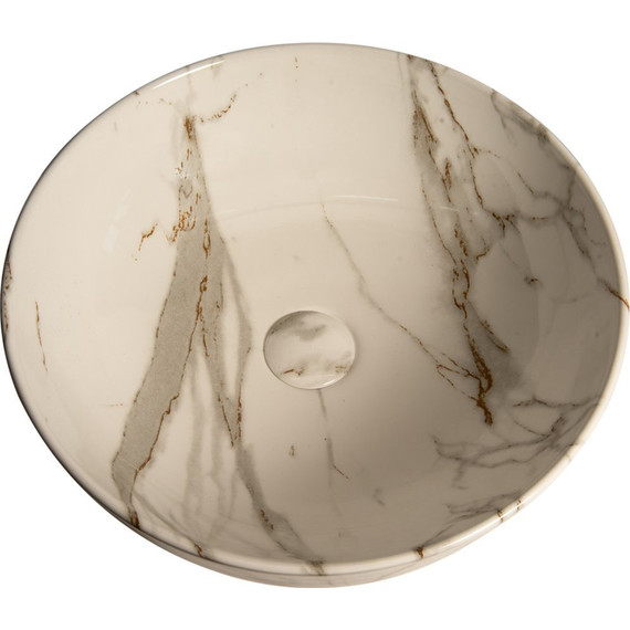 Раковина-чаша SantiLine 41 см SL-7021, под мрамор - фото, картинка 3 Раковина-чаша SantiLine 41 см SL-7021, под мрамор - фото 3