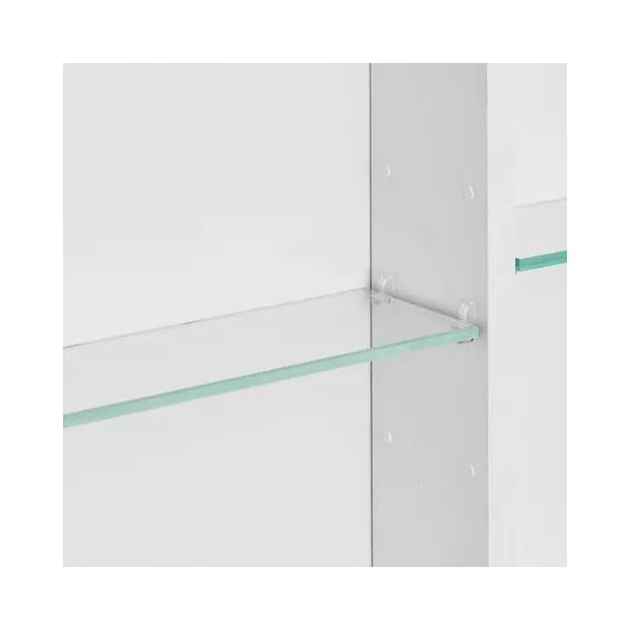 Зеркало-шкаф Акватон Асти 50 см 1A263302AX010, белый глянцевый - фото 7