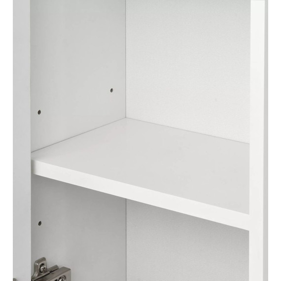 Шкаф подвесной Акватон Марти 35 см 1A270203MY010, белый глянцевый/дуб эндгрейн - фото 2